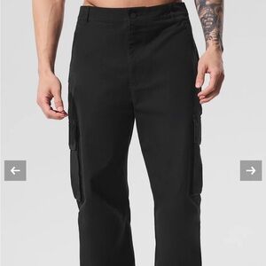 ALO Men’s Black Cargo Ripstop Trouser